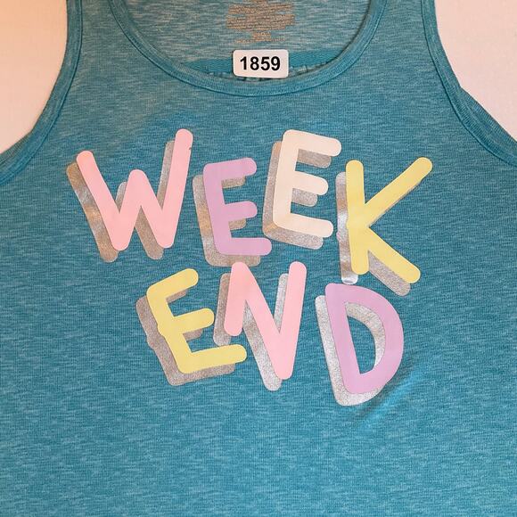 Secret Treasures Women Tank Top size S/CH (4-6) Blue Sleeveless Stretch Weekend - Picture 5 of 7